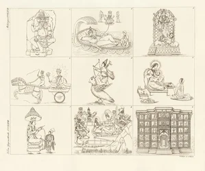 Quelques descriptions de la mythologie indienne