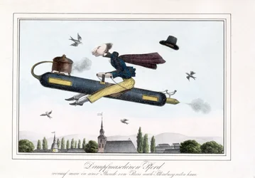 Vol à vapeur, 1829-45