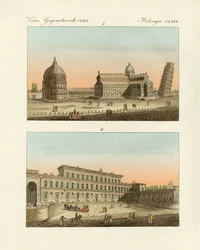 Bâtiments étranges en Italie