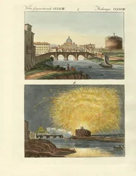Bâtiments étranges à Rome