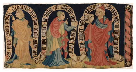 Fragment de tapisserie représentant Trois Prophètes, de Franconie