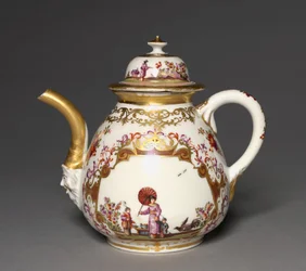 Théière, Manufacture de porcelaine de Meissen, vers 1723-24