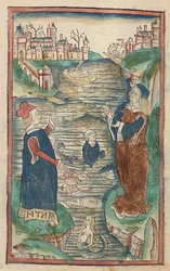 Le Royaume des Poissons, illustration de Hortus Sanitatis, 1491