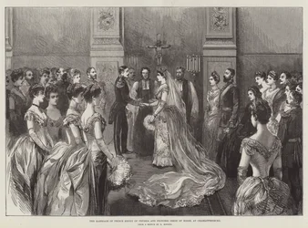 Le mariage du prince Henri de Prusse et de la princesse Irène de Hesse, à Charlottenburg
