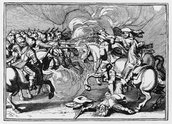 La mort du roi Gustave à Lützen