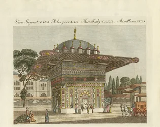 La fontaine Top-Hané de Constantinople