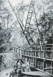 Le grand canon allemand de Paris de la Première Guerre mondiale appelé 