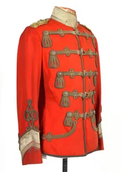 Tunique, SAR le duc de Connaught, 3e hussards de Zieten, armée allemande, avant 1914