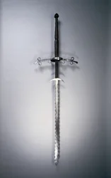Épée à deux mains avec lame flamboyante, 1550-1600