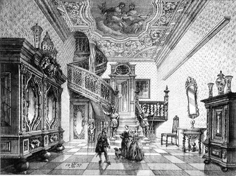 Vestibule dans une maison de bourgeois