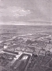 Vue de Metz, Histoire de la guerre entre la France et l