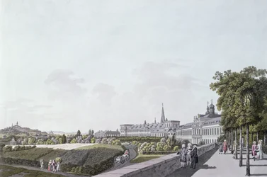 Vue de la résidence des archevêques et princes-électeurs de Cologne, Bonn