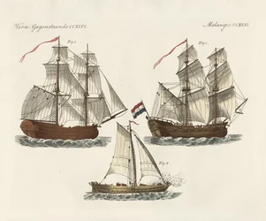 Navires de guerre de différents types