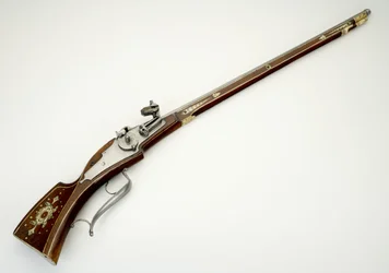 Carabine à rouet pour la garde personnelle (Trabanten) de Wolf Dietrich von Raitenau, prince-évêque de Salzbourg, vers 1590