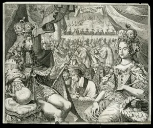 Guillaume III (1650-1702) et Marie II (1662-94) Roi et Reine de Grande-Bretagne et d