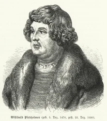Willibald Pirckheimer, avocat, auteur et humaniste de la Renaissance allemande, et ami d