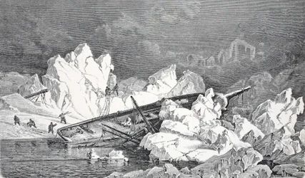 Naufrage de la Hansa, pub. Londres 1874