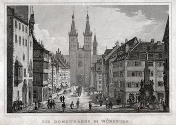Wurzburg (gravure, vers 1830)