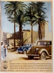 Publicité allemande pour la voiture Ford
