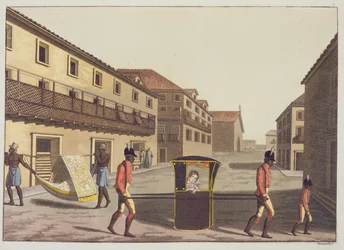Litières dans la rue Saint-Sébastien