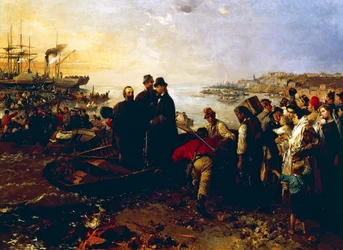 Embarquement des Mille à Quarto, vers 1860