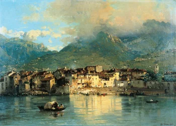 Pescarenico, par Gerolamo Induno