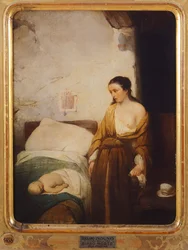 Pauvre Mère, par Gerolamo Induno