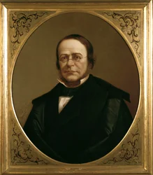 Portrait du politicien italien Camillo Benso, comte de Cavour
