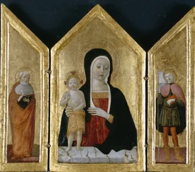 Madone et Enfant avec deux saints