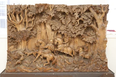 La Chasse au sanglier, vers 1879