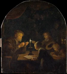 Une école du soir, vers 1655-57
