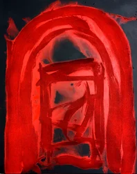 Doorway to Secrets, 2018 (sable et acrylique sur toile)