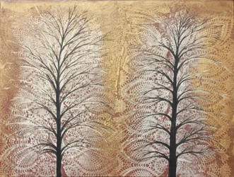 Voyage 440 Le couple #2, 2022 (acrylique sur toile)