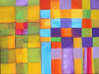 Structure 31, 2022 (acrylique sur toile)