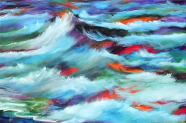 Merveilles de la mer, 2015 (acrylique sur toile)