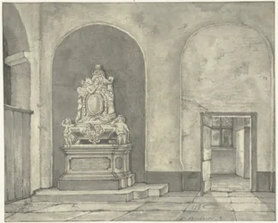 Monument funéraire de Balth. Fredericus von Stosch dans l