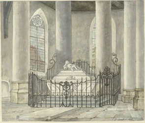 Monument funéraire de Catharina Alida van der Dussen, dans une église à Culemborg