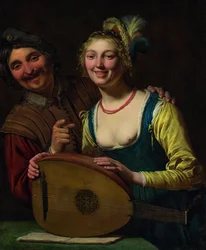 Allégorie de la luxure (huile sur toile)