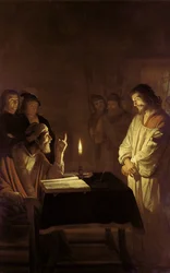 Le Christ devant le grand prêtre, 1617