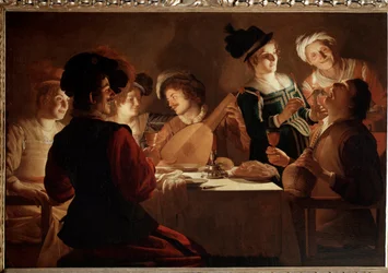 Dîner avec un joueur de luth