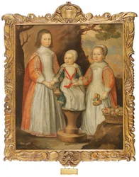 Portrait des trois enfants de George Preston de Holker, 1650