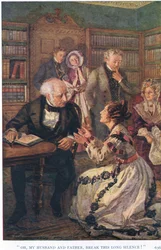 "Oh, mon mari et père, brisez ce long silence !"