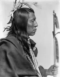 Chef Sioux Flying Hawk, vers 1900 (photo n/b)