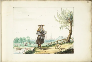 Moses ter Borch à la campagne près de Zwolle