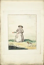 Enfant dans un paysage