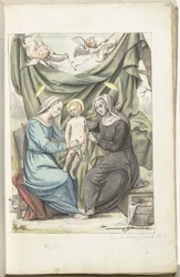 Madonna avec enfant et Sainte Anne