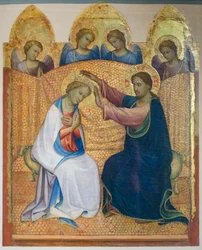 Couronnement de la Vierge avec des anges, vers 1404