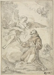 Ange apparaissant à saint Dominique