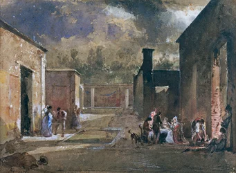 Un repas nocturne dans la maison de Sallustio à Pompéi