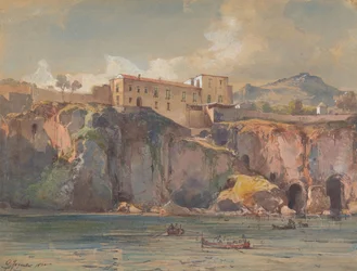 Vue des falaises près d